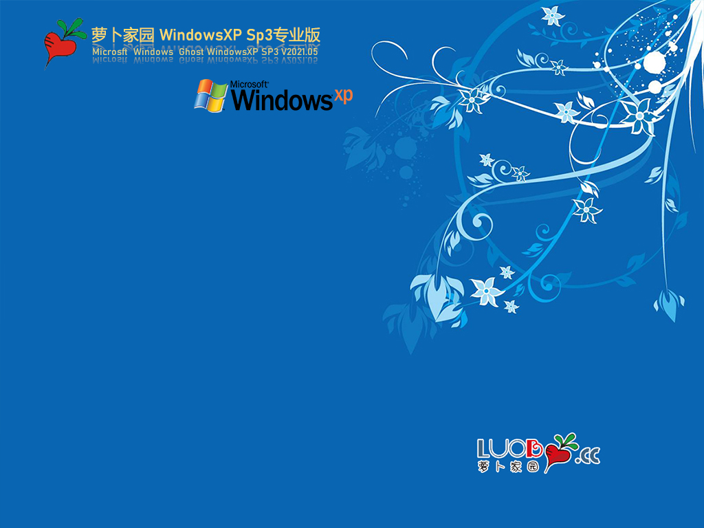 萝卜家园WindowsXP Sp3专业版2021