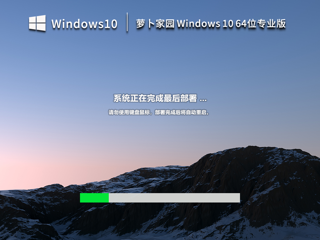 萝卜家园 Windows10 64位 专业版（一键安装）V2023.03