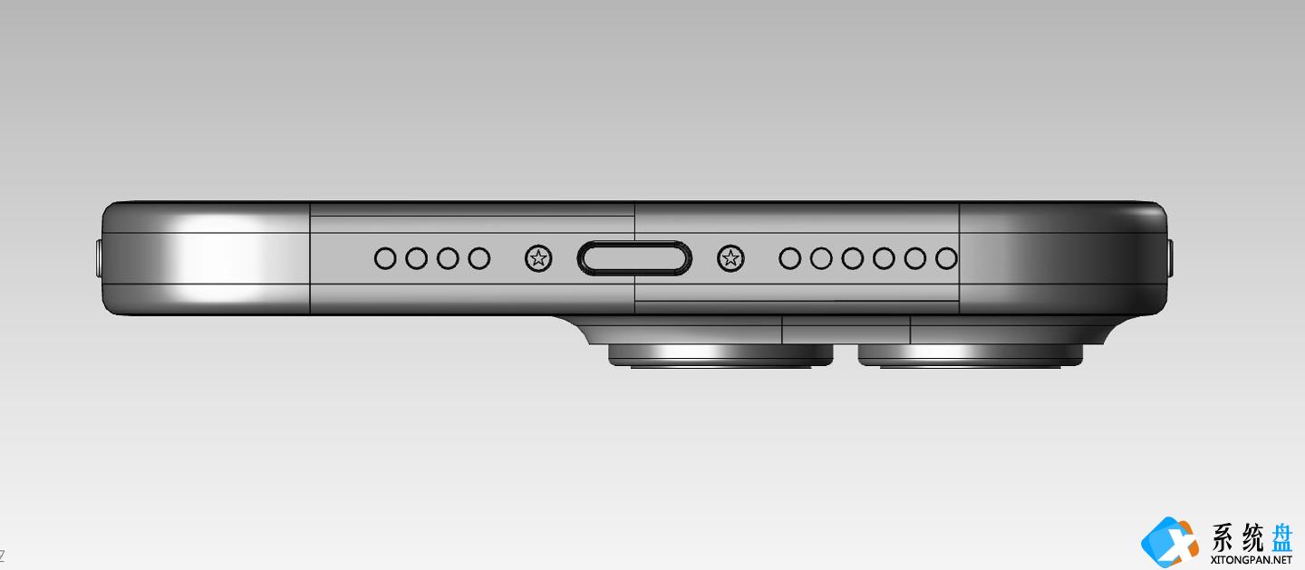 苹果 iPhone 15 Pro 手机 CAD 渲染图曝光，机身尺寸信息汇总