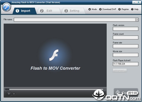 Amazing Flash to MOV Converter