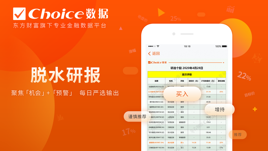 东方财富Choice数据ios版v5.9.17 iphone版